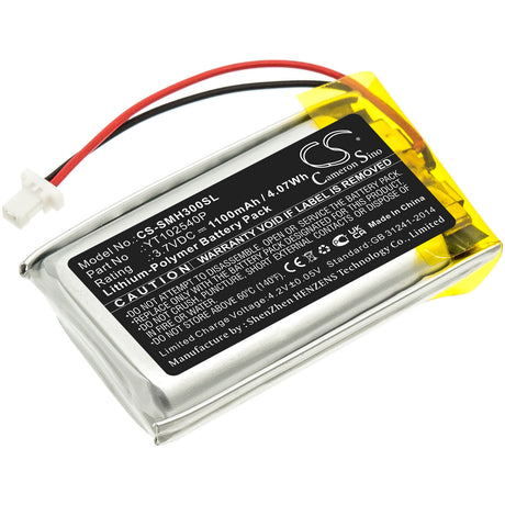 3.7v, 1100mah, Li-polymer Battery Fit's Sena, 30k, 50s, Sp46, 4.07wh Wireless Headset Cameron Sino Technology Limited   