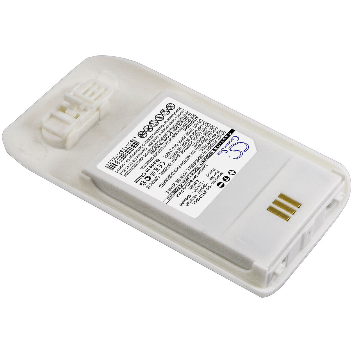 3.7v, 800mah, Li-ion Battery Fit's Ascom, D63, Dect 3735, Dh7, 2.96wh Cordless Phone Cameron Sino Technology Limited (Cordless Phone)   