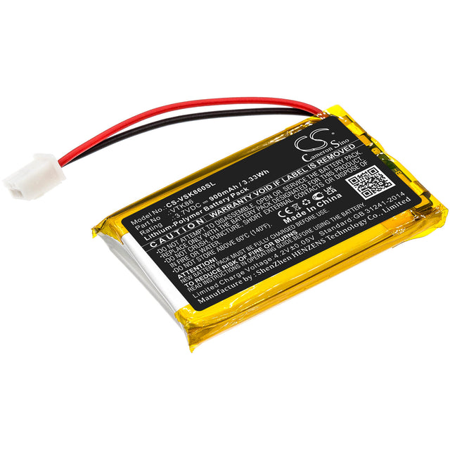 3.7v, 900mah, Li-polymer Battery Fit's Velocitek, Shift, 3.33wh GPS, Navigator Cameron Sino Technology Limited   