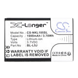 3.7V, Li-ion, 1000mAh, Battery fits Nokia, 105 2023, 3.70Wh  Cameron Sino Technology Limited   