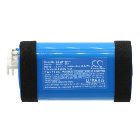 3.7v, Li-ion, 10200mah, Battery Fits Ledlenser, Mt8, 37.74wh Flashlight Cameron Sino Technology Limited   