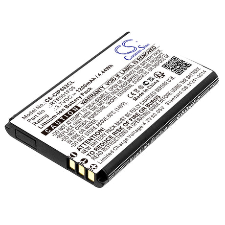 3.7v, Li-ion, 1200mah, Battery Fits Cisco, Cp6825-3pc-k9, Ip Dect 6800, 4.44wh Cordless Phone Cameron Sino Technology Limited (Cordless Phone)   