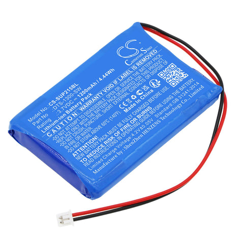 3.7v, Li-ion, 1200mah, Battery Fits Sumup, Air1e215, Sumup Air, 4.44wh Payment Terminal Cameron Sino Technology Limited   