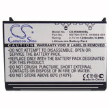 3.7v, Li-ion, 1250mah, Battery Fit's Hp, Ipaq Rx4000, Ipaq Rx4200, Ipaq Rx4240, 4.63wh Batteries for Electronics Cameron Sino Technology Limited (Suspended)   