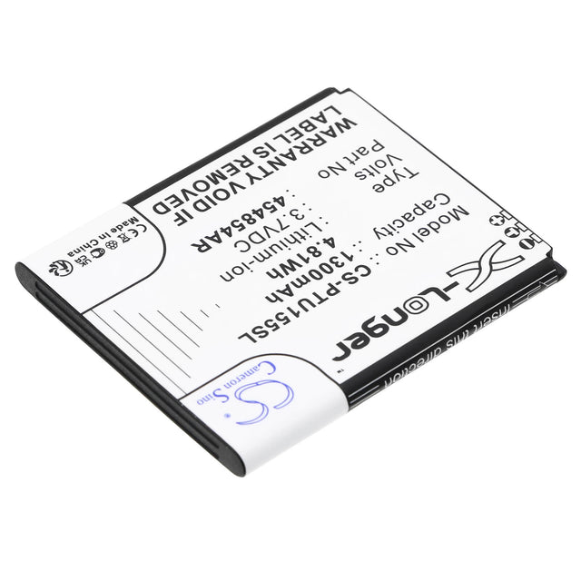 3.7v, Li-ion, 1300mah , Battery Fits Panasonic Kx-tu150, Kx-tu150exr, Kx-tu155, 4.81wh Mobile, SmartPhone Cameron Sino Technology Limited   