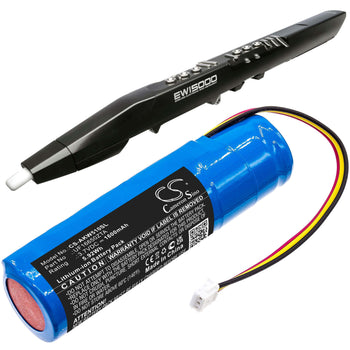 3.7v, Li-ion, 1600mah, Amplifier battery Fit's Akai, 5000 Solo, Ewi 5000, 5.92wh