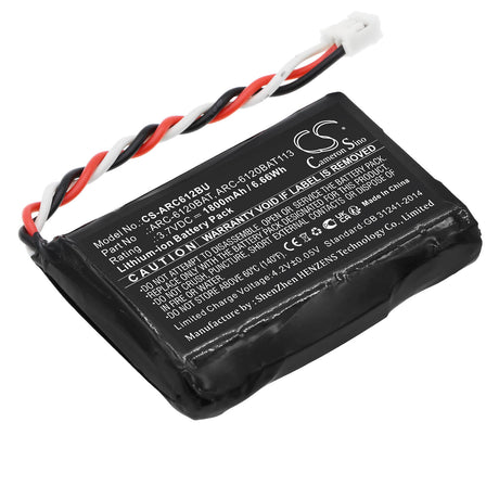 3.7v, Li-ion, 1800mah, Battery Fits Areca, Arc-11xx(ml), Arc-1203-(2i/4i/8i), 6.66wh RAID Controller Cameron Sino Technology Limited   