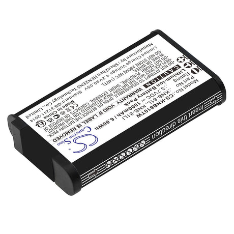 3.7v, Li-ion, 1800mah, Two-Way Radio Battery Fits Kenwood Nx-p500, Tk-3601d, 6.66wh Two-Way Radio Cameron Sino Technology Limited   