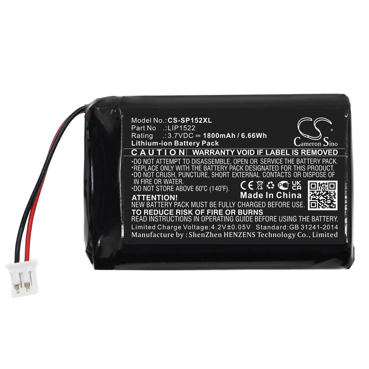 3.7v, Li-ion, 1800mah, Battery Fits Sony, Cuh-zct1e, Cuh-zct1h, 6.66wh Game Console Cameron Sino Technology Limited   