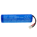 3.7v, Li-ion, 2600mah, Battery Fits Burton Uv604 Led, 9.62wh Electronic Magnifier Cameron Sino Technology Limited   