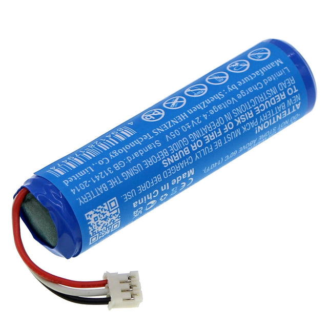 3.7v, Li-ion, 2600mah, Battery Fits Burton Uv604 Led, 9.62wh Electronic Magnifier Cameron Sino Technology Limited   