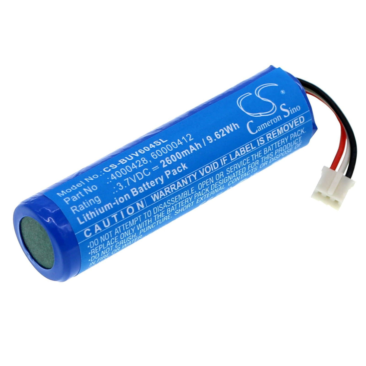 3.7v, Li-ion, 2600mah, Battery Fits Burton Uv604 Led, 9.62wh Electronic Magnifier Cameron Sino Technology Limited   