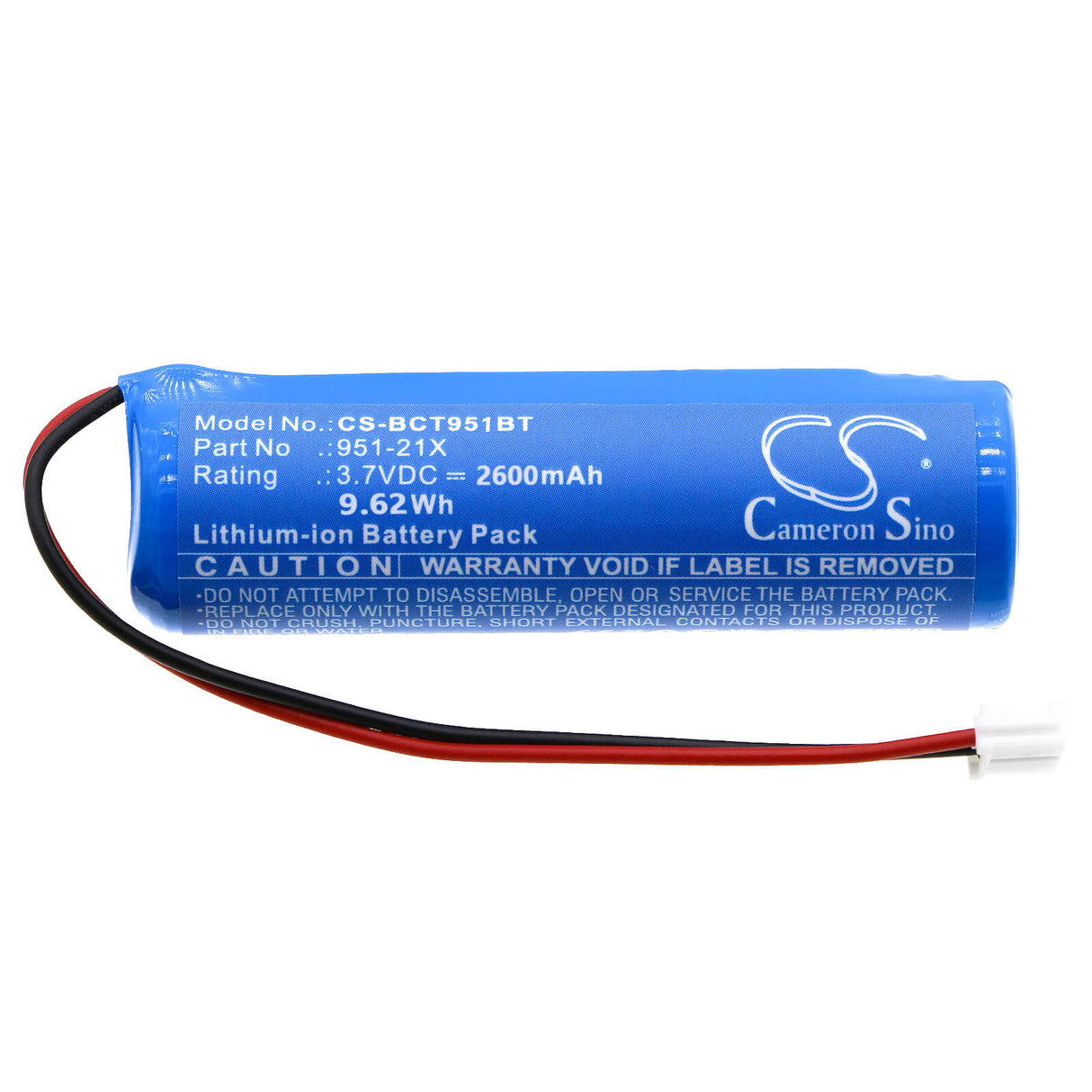 3.7v, Li-ion, 2600mah, Alarm Battery Fits Daitem, 330-23, 330-23x, 9.62wh Alarm System Cameron Sino Technology Limited   