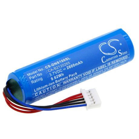 3.7v, Li-ion, 2600mah, Battery Fits Denon, Dsb-100, Envaya Mini, 9.62wh Speaker Cameron Sino Technology Limited   