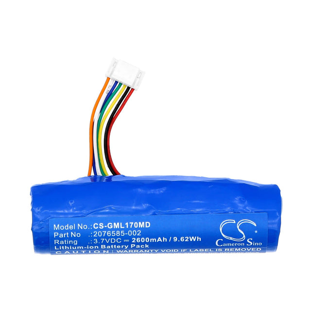 3.7V, Li-ion, 2600mAh, Battery fits Ge, Mack Link, 9.62Wh Medical Cameron Sino Technology Limited (Medical)   