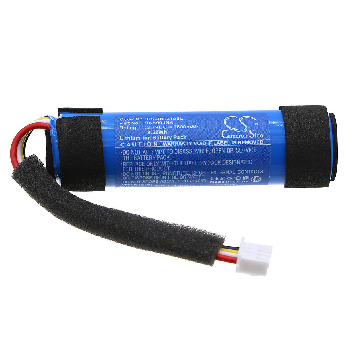 3.7v, Li-ion, 2600mah, Battery Fits Jbl, Tuner 2, 9.62wh Speaker Cameron Sino Technology Limited   