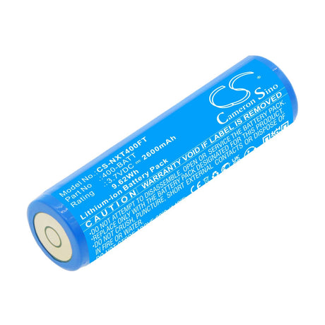 3.7v, Li-ion, 2600mah, Battery Fits Nightstick Tac-400, Tac-500, Tac-550, 9.62wh Flashlight Cameron Sino Technology Limited   