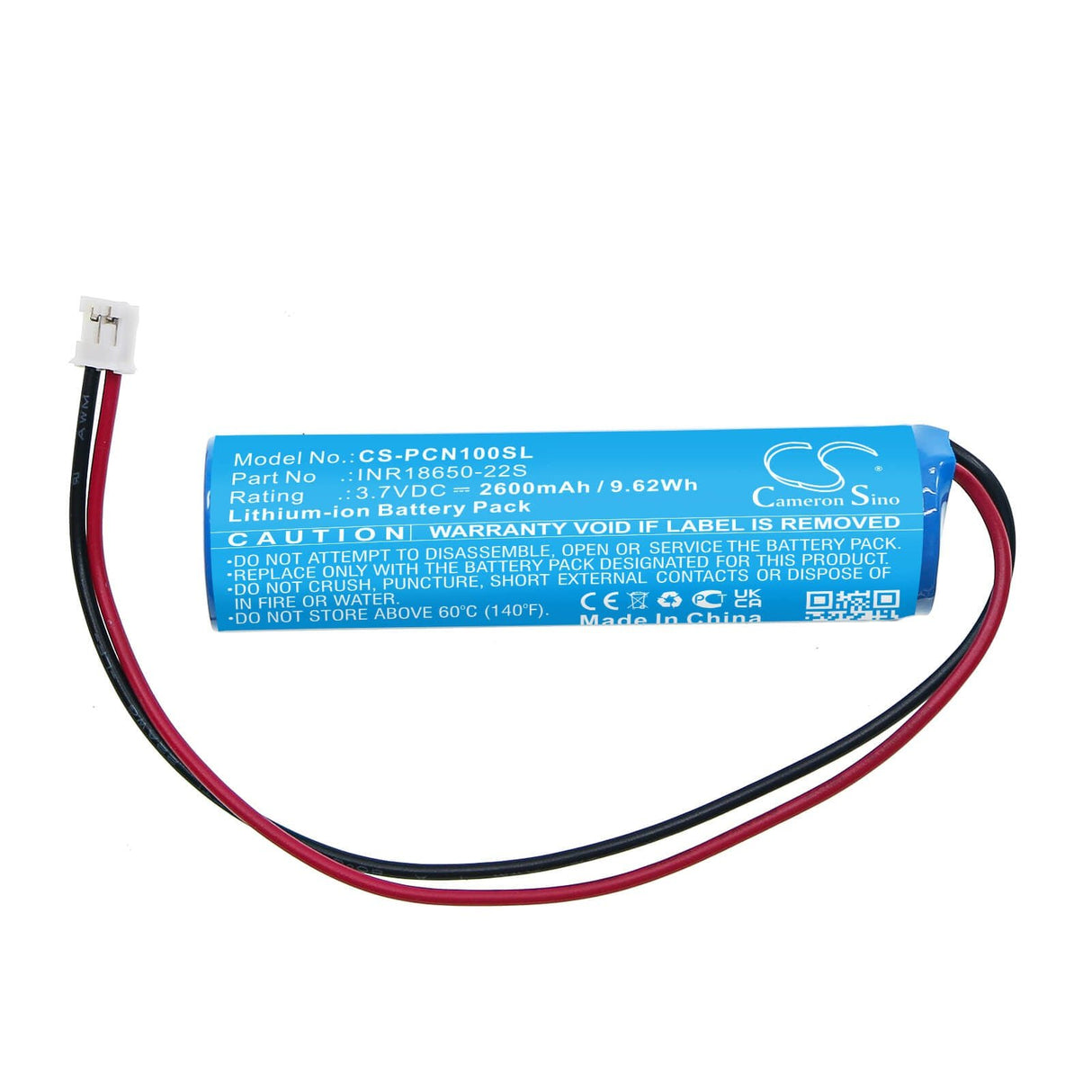 3.7v, Li-ion, 2600mah, Battery Fits Phiten, Cn100001, 9.62wh Personal Care Cameron Sino Technology Limited   