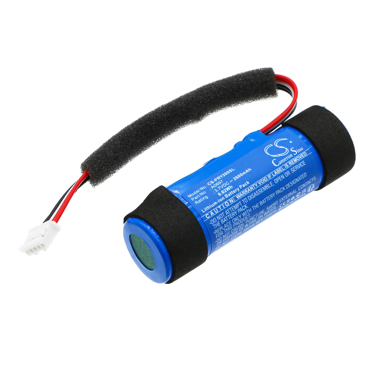 3.7v, Li-ion, 2600mah, Battery Fits Plantronics, Poly Sy20 Usb-a, 9.62wh Speaker Cameron Sino Technology Limited   