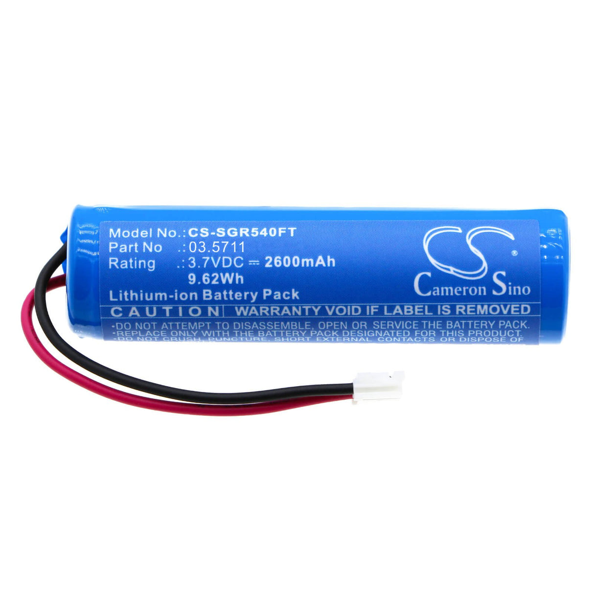 3.7v, Li-ion, 2600mah, Battery Fits Scangrip, 3.507, 3.54, 9.62wh Flashlight Cameron Sino Technology Limited   