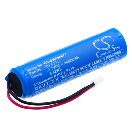 3.7v, Li-ion, 2600mah, Battery Fits Scangrip, 3.507, 3.54, 9.62wh Flashlight Cameron Sino Technology Limited   