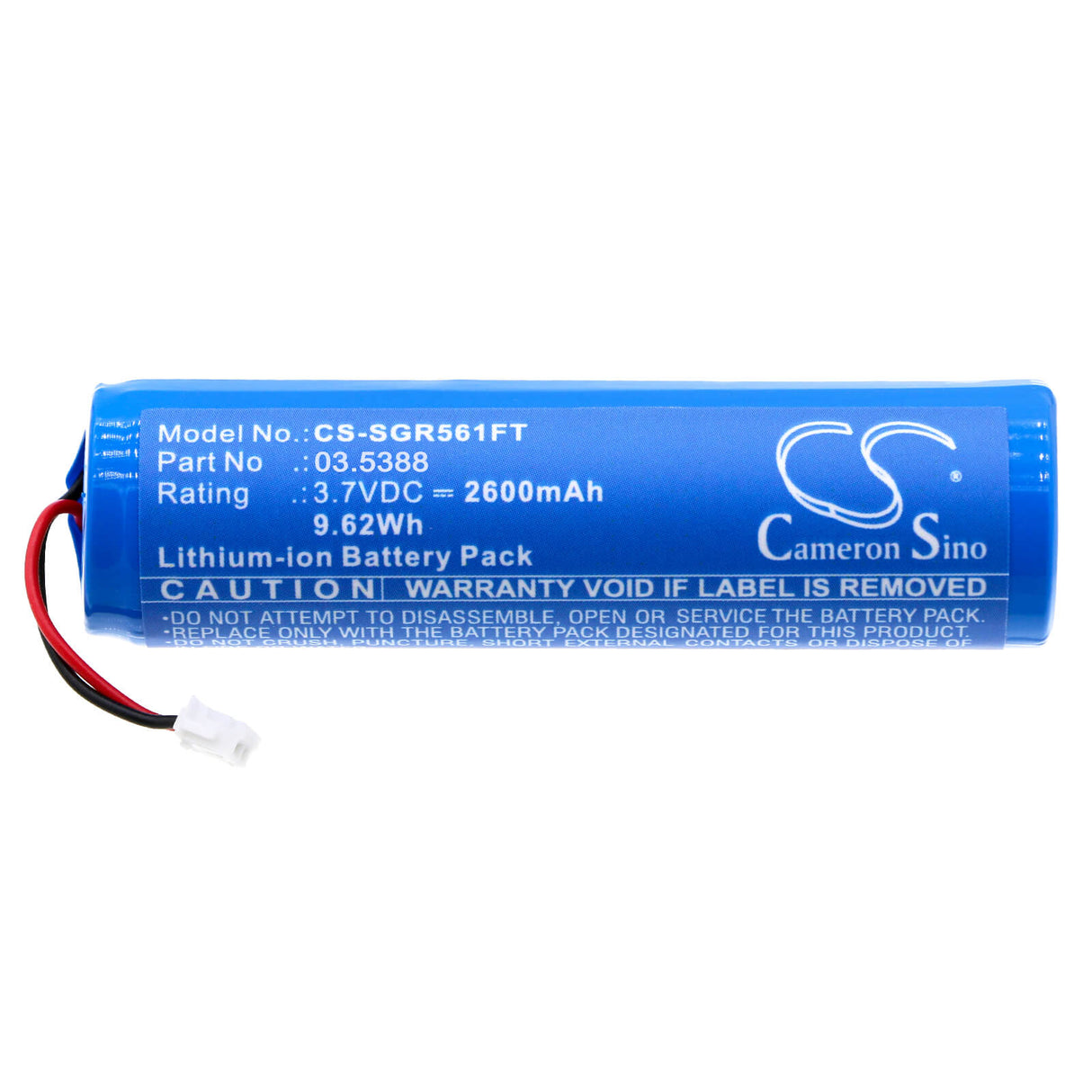 3.7v, Li-ion, 2600mah, Battery Fits Scangrip, 3.5612, Slim, 9.62wh Flashlight Cameron Sino Technology Limited   