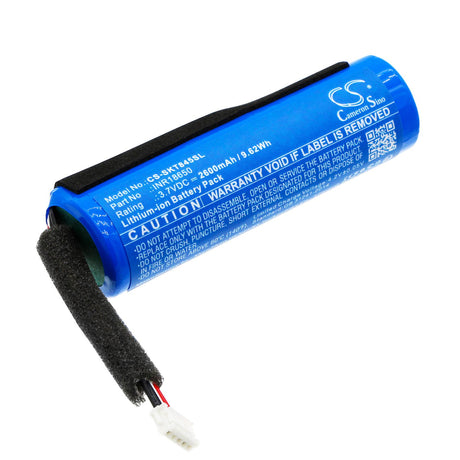 3.7v, Li-ion, 2600mah, Battery Fits Skullcandy, 2sksk1845, Kilo Xt, 9.62wh Speaker Cameron Sino Technology Limited   