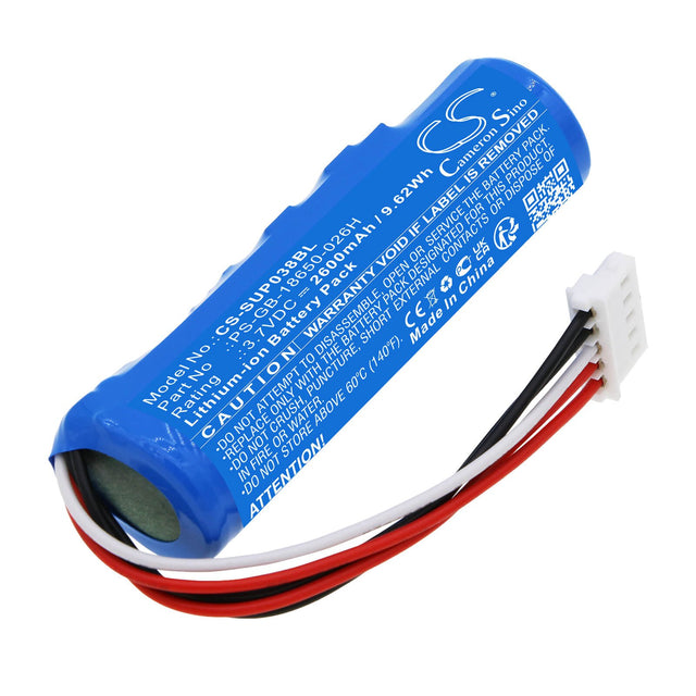 3.7v, Li-ion, 2600mah, Battery Fits Sumup, 3g Printer, 3g+ Printer, 9.62wh Payment Terminal Cameron Sino Technology Limited   