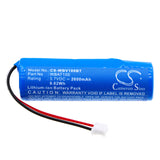 3.7v, Li-ion, 2600mah, Alarm Battery Fits Videofied, W Panels, 9.62wh Alarm System Cameron Sino Technology Limited   