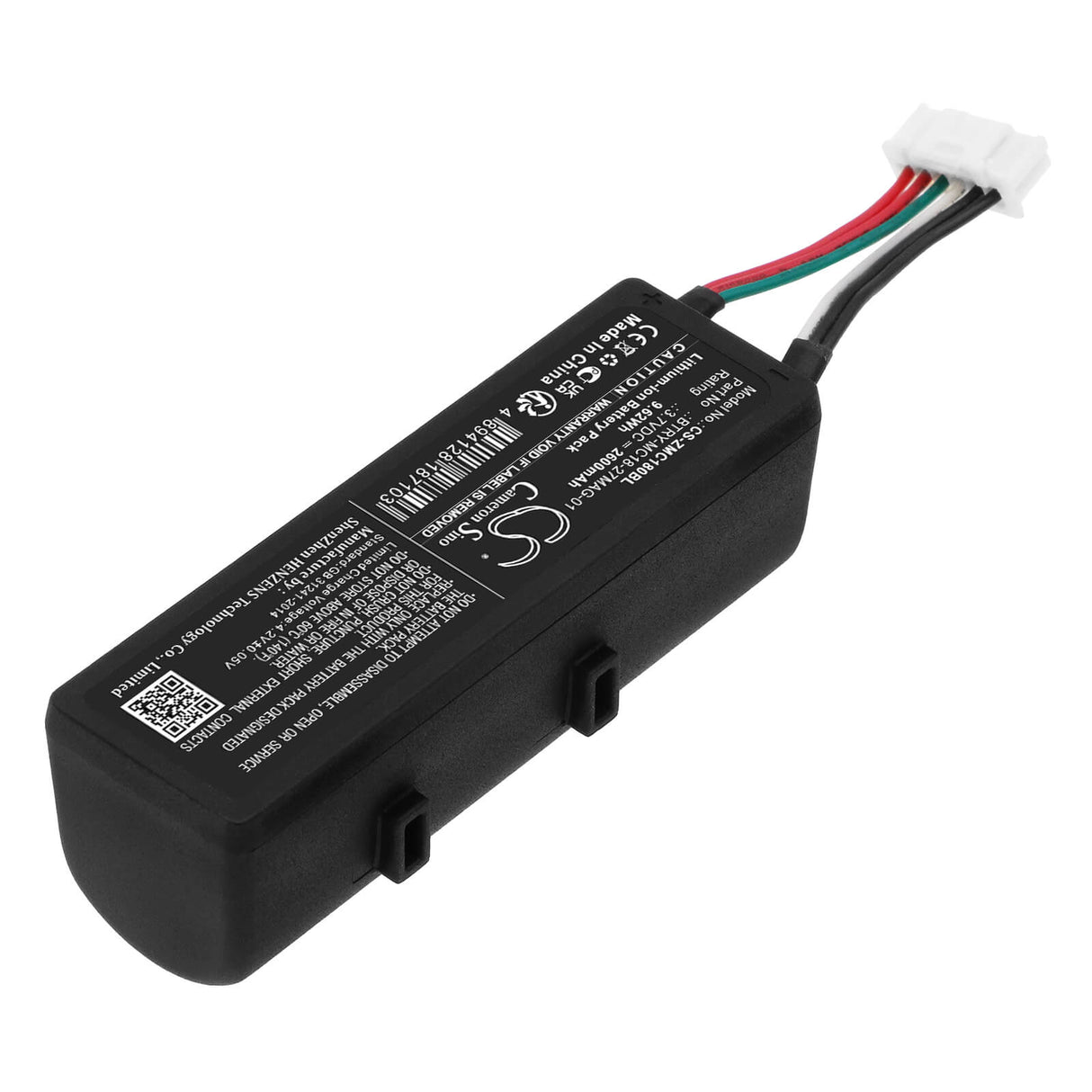 3.7v, Li-ion, 2600mah, Battery Fits Zebra, Mc18, Mc18n0, 9.62wh Barcode Scanner Cameron Sino Technology Limited   