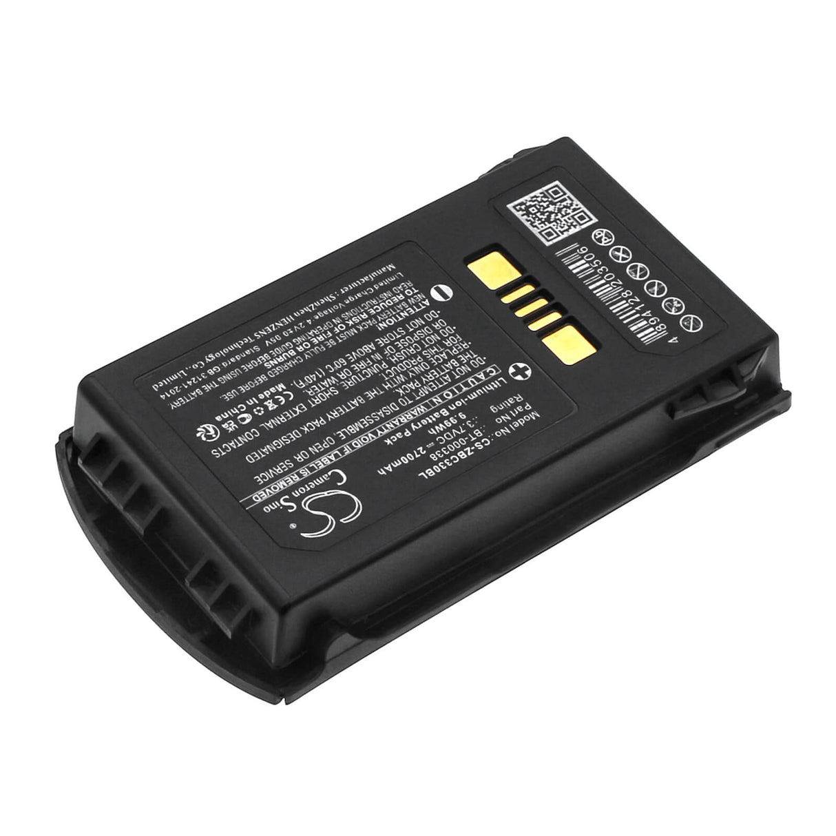 3.7v, Li-ion, 2700mah, Barcode scanner battery Fits Zebra Mc33, Mc330, 9.99wh Barcode Scanner Cameron Sino Technology Limited   