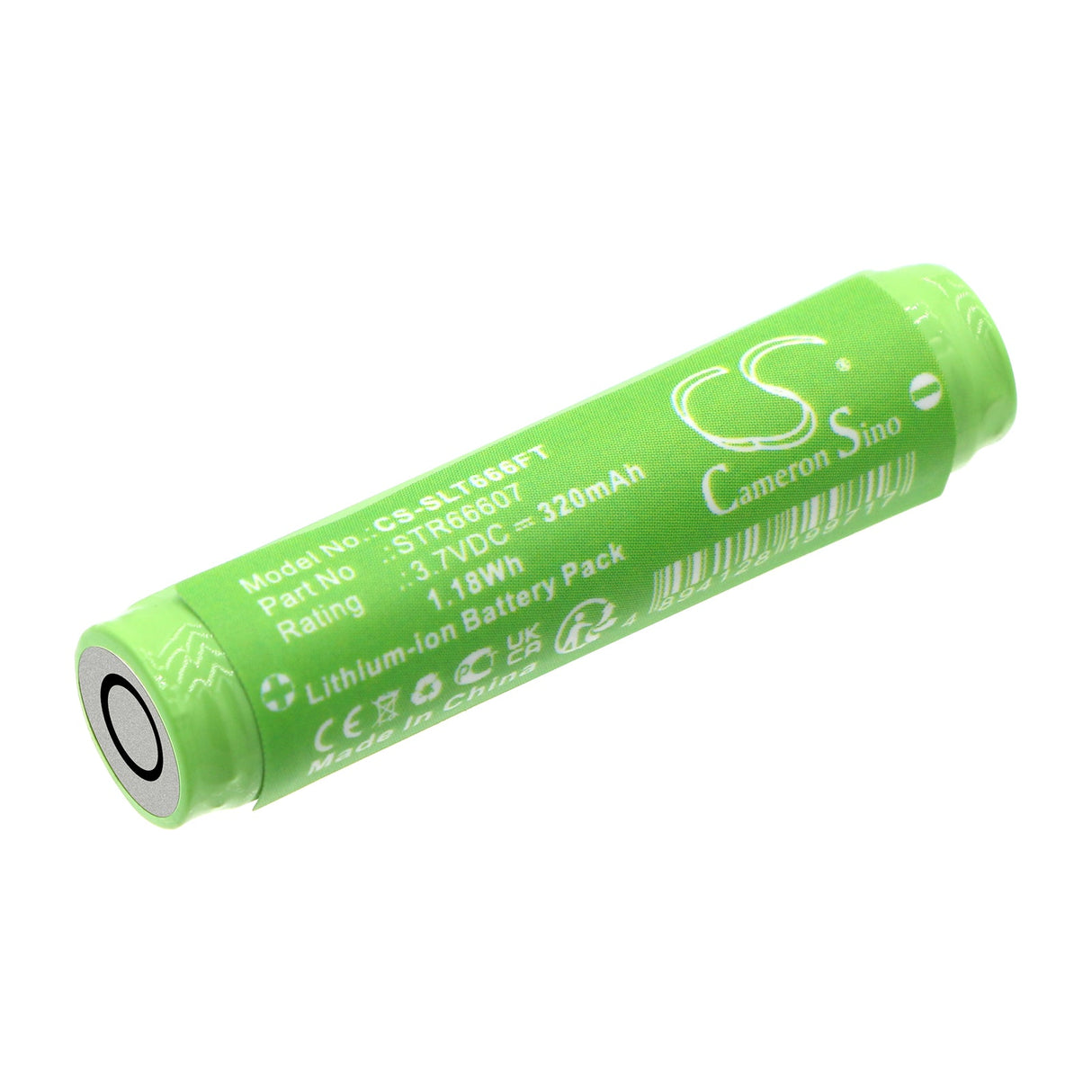 3.7V, Li-ion, 320mAh, Battery fits Streamlight, 66601 66602, 66603, 1.18Wh Flashlight Cameron Sino Technology Limited   