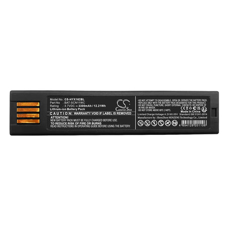 3.7V, Li-ion, 3300mAh, Battery fits Honeywell, Xenon Ultra 1962g, 12.21Wh Barcode Scanner Cameron Sino Technology Limited   