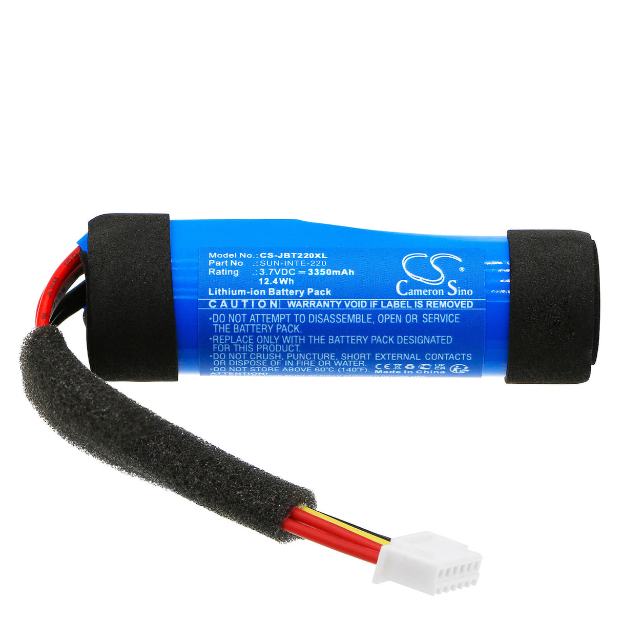 3.7v, Li-ion, 3350mah, Battery Fits Jbl, Tuner Xl, 12.4wh Batteries for Electronics Cameron Sino Technology Limited   