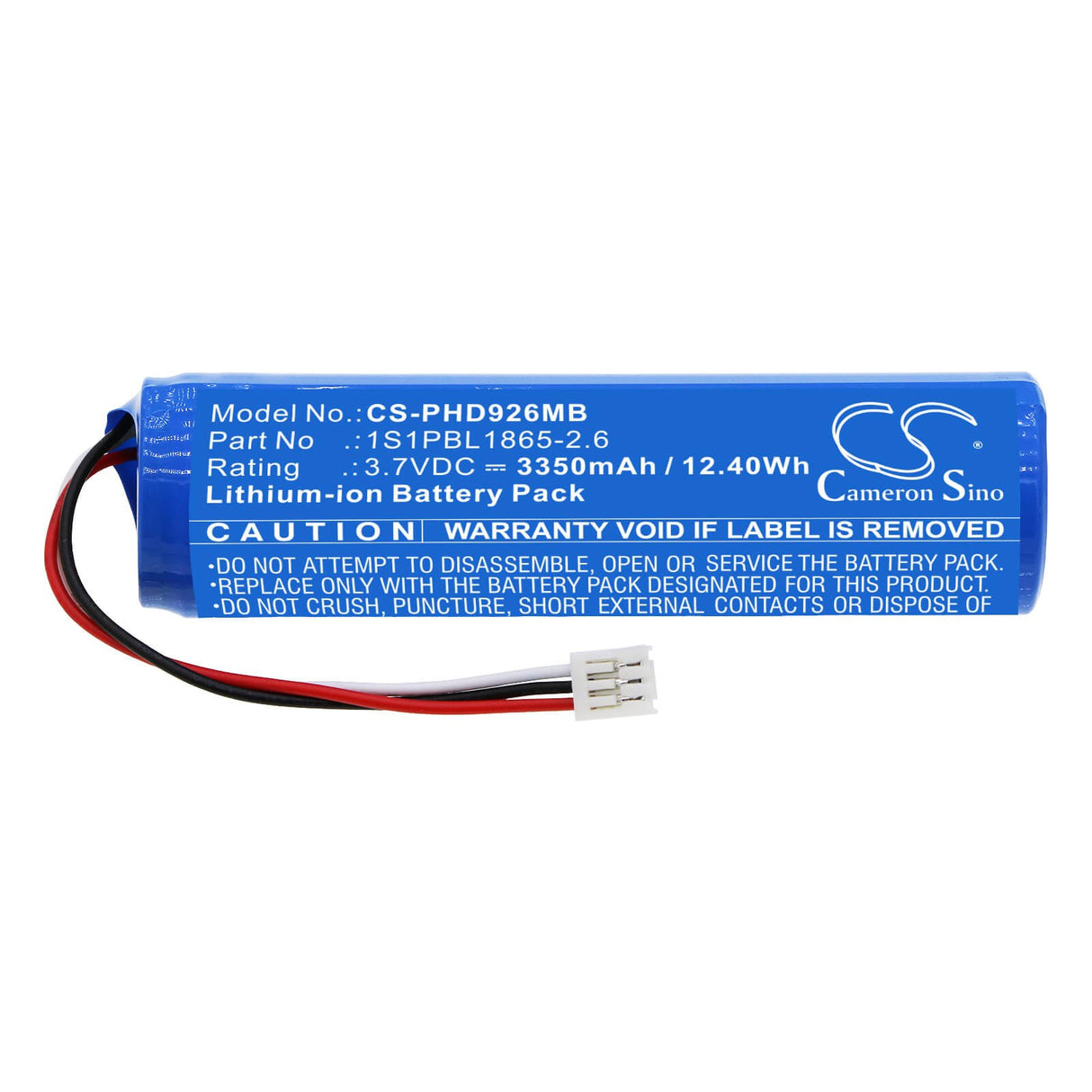 3.7v, Li-ion, 3350mah, Battery Fits Philips, Avent Scd923, Avent Scd923p, 12.40wh BabyPhone Cameron Sino Technology Limited   