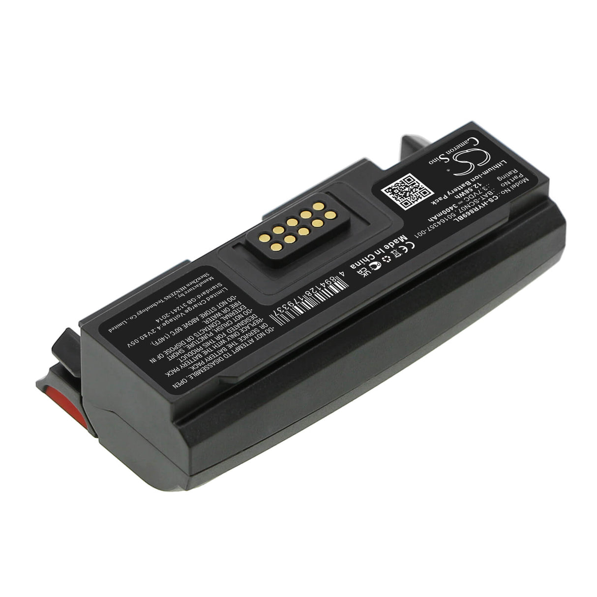 3.7v, Li-ion, 3400mah, Battery Fits Zebra 8690i Wearable Rfid Mini, 12.58wh Barcode Scanner Cameron Sino Technology Limited   