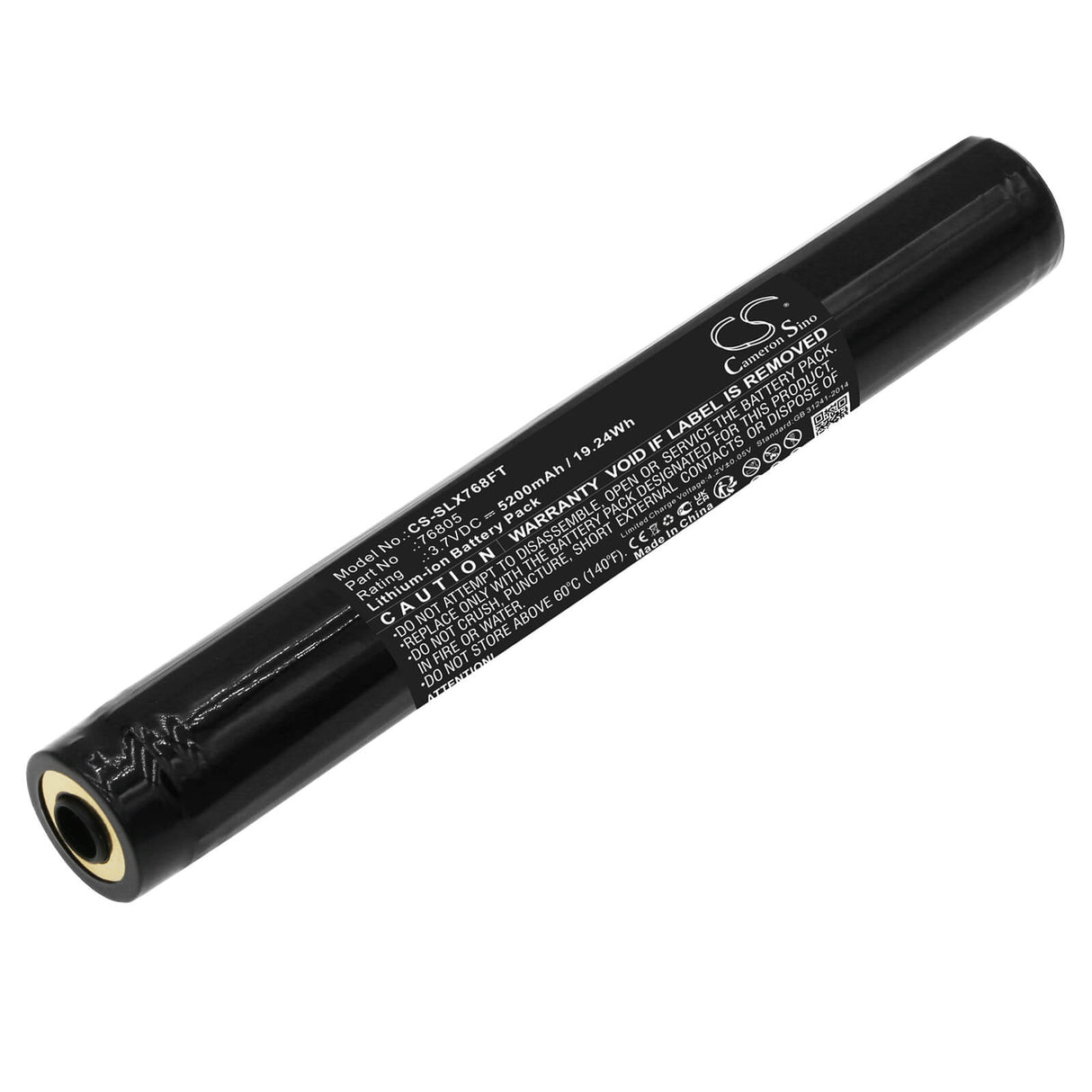 3.7v, Li-ion, 5200mah, Battery Fits Streamlight, Stinger Switchblade, 19.24wh Flashlight Cameron Sino Technology Limited   