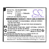 3.7v, Li-ion, 700mah, Camera Battery Fits Kodak Wpz2, 2.59wh Camera Cameron Sino Technology Limited   