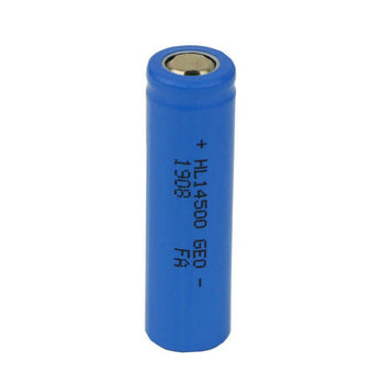 14500, 3.7v, Lithium Ion, 750mah AA size flat top cell 2.78wh