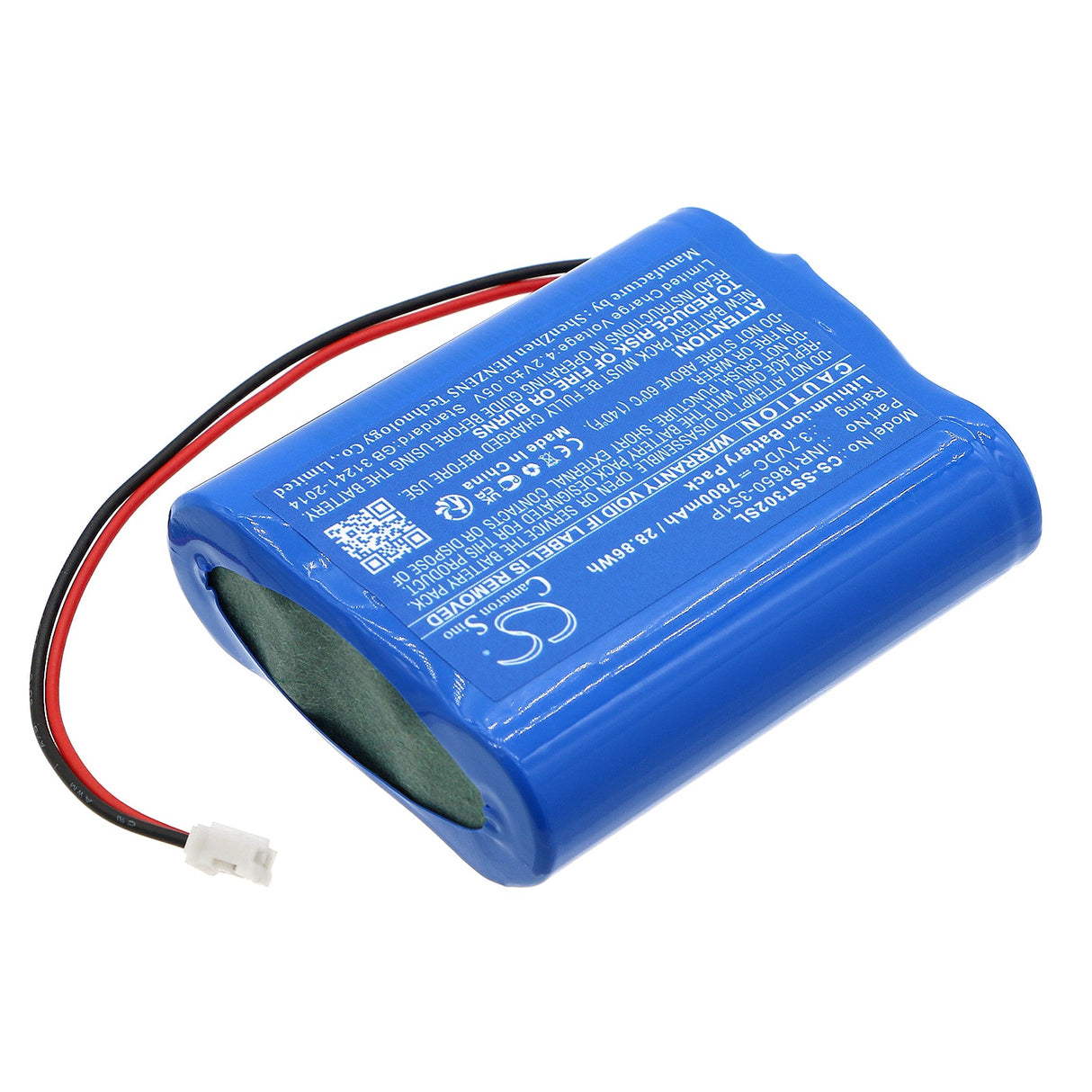 3.7V, Li-ion, 7800mAh, Battery fits Simplehuman, Bt1080, St3024, 28.86Wh Cosmetic Mirror Cameron Sino Technology Limited   