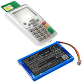 3.7v, Li-ion, 800mah, Battery Fit's Ingenico, Lec-v03.00-0242, Vital Act 3s, 2.96wh Payment Terminal Cameron Sino Technology Limited   