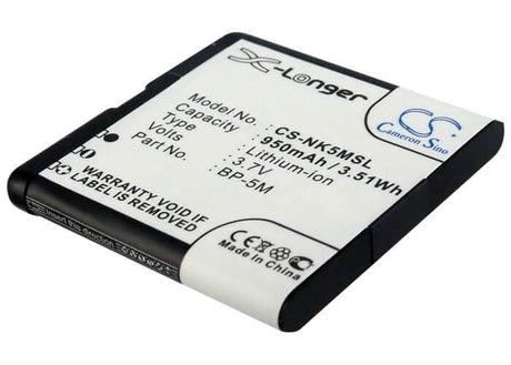 3.7v, Li-ion, 950mah, Battery Fits Hagenuk C900, 3.52wh GPS, Navigator Cameron Sino Technology Limited   