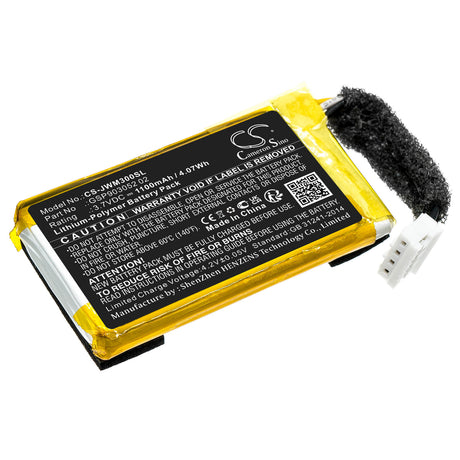 3.7v, Li-polymer, 1100mah , Battery Fits Jbl Wind 3, Wind 3s, 4.07wh Speaker Cameron Sino Technology Limited   