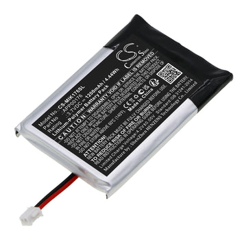 3.7V, Li-Polymer, 1200mAh, Remote Control battery fits Minn Kota, Ipilot Link (2018), Ipilot Link Remote Bt, 4.44Wh