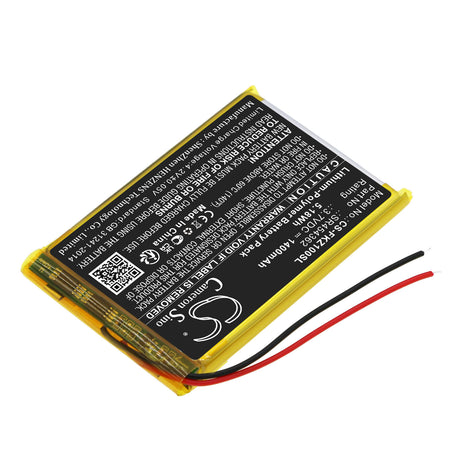 3.7v, Li-polymer, 1400mah, Battery Fits Falk Fa Z10, Neo 620, Neo 620 Lmu, 5.18wh GPS, Navigator Cameron Sino Technology Limited   