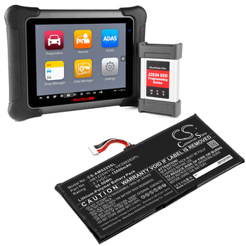 3.7v, Li-polymer, 15000mah, Diagnostics Battery Fit's Autel, Maxisys Elite, Mlp408385-4p 55.50wh