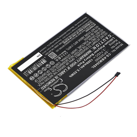 3.7v, Li-polymer, 1500mah, Battery Fits Kobo, Aura Hd, N204-kbo-b, 5.55wh E-book, E-reader Cameron Sino Technology Limited   