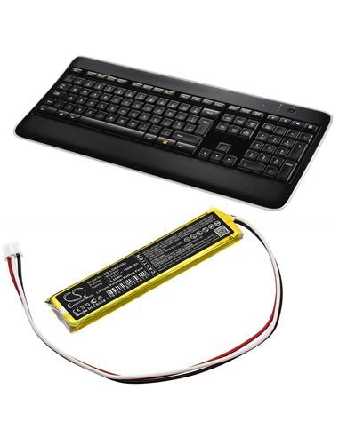 3.7v, Li-polymer, 1500mah, Battery Fits Logitech, K800, 5.55wh Keyboard,Mouse Cameron Sino Technology Limited   