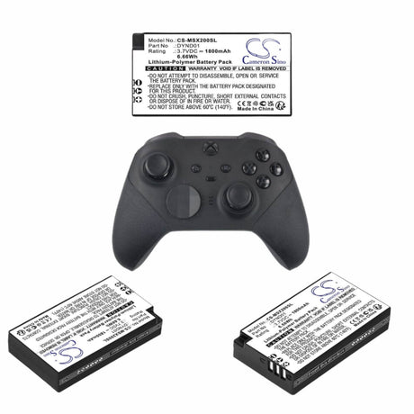 3.7v, Li-polymer, 1800mah, Game system battery Fits Microsoft, Xbox Elite Serie 2, model 1797, 6.66wh Game Console Cameron Sino Technology Limited   