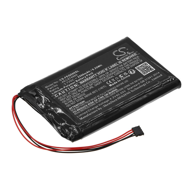 3.7v, Li-polymer, 2500mah, Amplifier Battery Fits Fiio, Q5, 9.25wh Amplifier Cameron Sino Technology Limited   